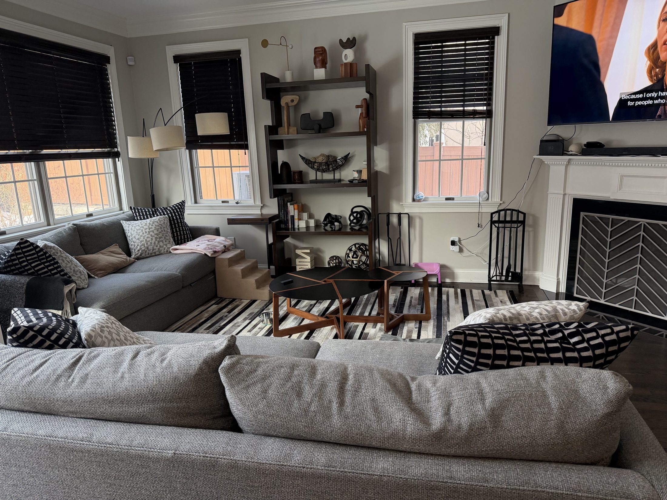 Living room after cleaning
